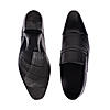 Regal Black Men Leather Cuban Heel Slip On