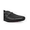 Regal Mens Black textured leather Loafers