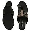 Rocia Black Women Block Heel Kolhapuris