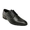 Imperio Brown Mens Formal Textured Leather Lace Up Shoes