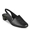 Rocia Black Women Closed Toe Sling Backs