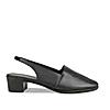 Rocia Black Women Closed Toe Sling Backs