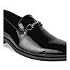 Imperio Black Men Patent Leather Formal Slip Ons