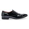 Regal Black Mens Crocodile Leather Slip Ons