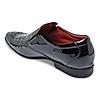 Regal Black Mens Crocodile Leather Slip Ons