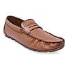 Regal Brown Men Flexible Casual Laser Cut Loafers