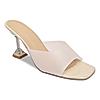 Rocia Beige Women Vinyl Stilettos