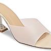 Rocia Beige Women Vinyl Stilettos