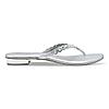 Rocia Silver Women Diamante Flats