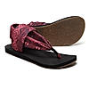 Sole Threads Womens Black Yoga Sling Sandals