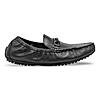 Imperio Black Men Flexible Casual Leather Loafers