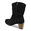 Rocia Black Women Suede High Heeled Boots