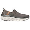 SKECHERS BROWN MENS D'LUX WALKER - ORFORD