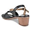 Rocia Black Women Casual Block Heel Sandals