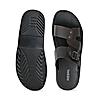 Regal Brown Mens Casual Textured Leather Sandals