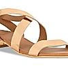 Rocia Rose Gold Women Criss Cross Gladiator Sandals