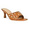 Rocia Tan Women Rivet Studded Stilettos