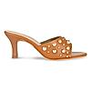 Rocia Tan Women Rivet Studded Stilettos