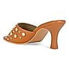 Rocia Tan Women Rivet Studded Stilettos