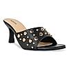 Rocia Black Women Rivet Studded Stilettos