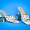 Rocia White Women Rivet Studded Stilettos