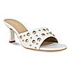 Rocia White Women Rivet Studded Stilettos