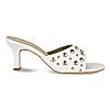 Rocia White Women Rivet Studded Stilettos