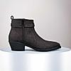 Rocia Brown Women Suede Block Heel Boots