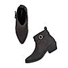 Rocia Brown Women Suede Block Heel Boots