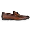 Imperio By Regal Tan Men Textured Leather Formal Slip On Shoes