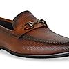 Imperio By Regal Tan Men Textured Leather Formal Slip On Shoes