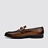 LANGUAGE TAN MEN LEATHER FORMAL SLIP-ON SHOES