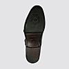 LANGUAGE BLACK MEN LEATHER MONK-STRAP SHOES