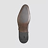 LANGUAGE BLACK MEN LEATHER MONK-STRAP SHOES