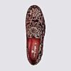 LANGUAGE MAROON MEN VELVET FORMAL SLIP-ON SHOES