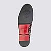 LANGUAGE MAROON MEN VELVET FORMAL SLIP-ON SHOES