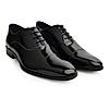 LANGUAGE BLACK MEN LEATHER FORMAL LACE-UP SHOES