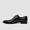 LANGUAGE BURGUNDY MEN LEATHER MONK-STRAP SHOES