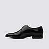 LANGUAGE BLACK MEN LEATHER FORMAL LACE-UP SHOES