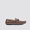 LANGUAGE BROWN MEN LEATHER LOAFERS