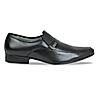 Regal Black Mens Formal Textured Leather Slip On Shoes