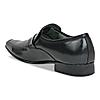 Regal Black Mens Formal Textured Leather Slip On Shoes