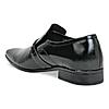 Regal Black Mens Formal Textured Leather Slip On Shoes