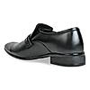 Regal Black Mens Formal Textured Leather Slip On Shoes