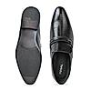 Regal Black Mens Formal Textured Leather Slip On Shoes