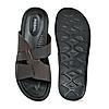 Regal Brown Mens Casual Textured Leather Sandals