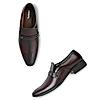 Regal Maroon Mens Formal Textured Leather Slip On Shoes