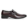 Regal Maroon Mens Formal Textured Leather Slip On Shoes