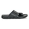 Regal Black Mens Casual Leather Sandals