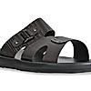 Regal Brown Mens Casual Textured Leather Sandals